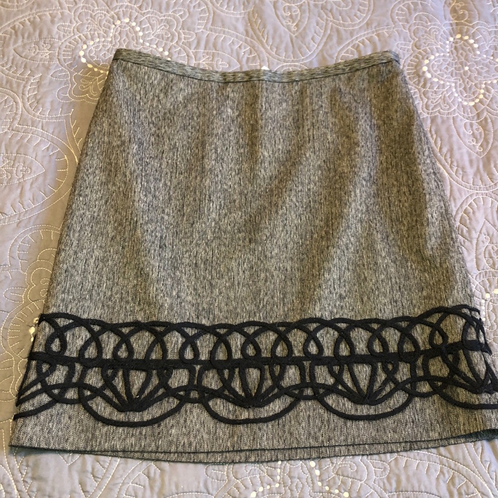 Grey and black skirt